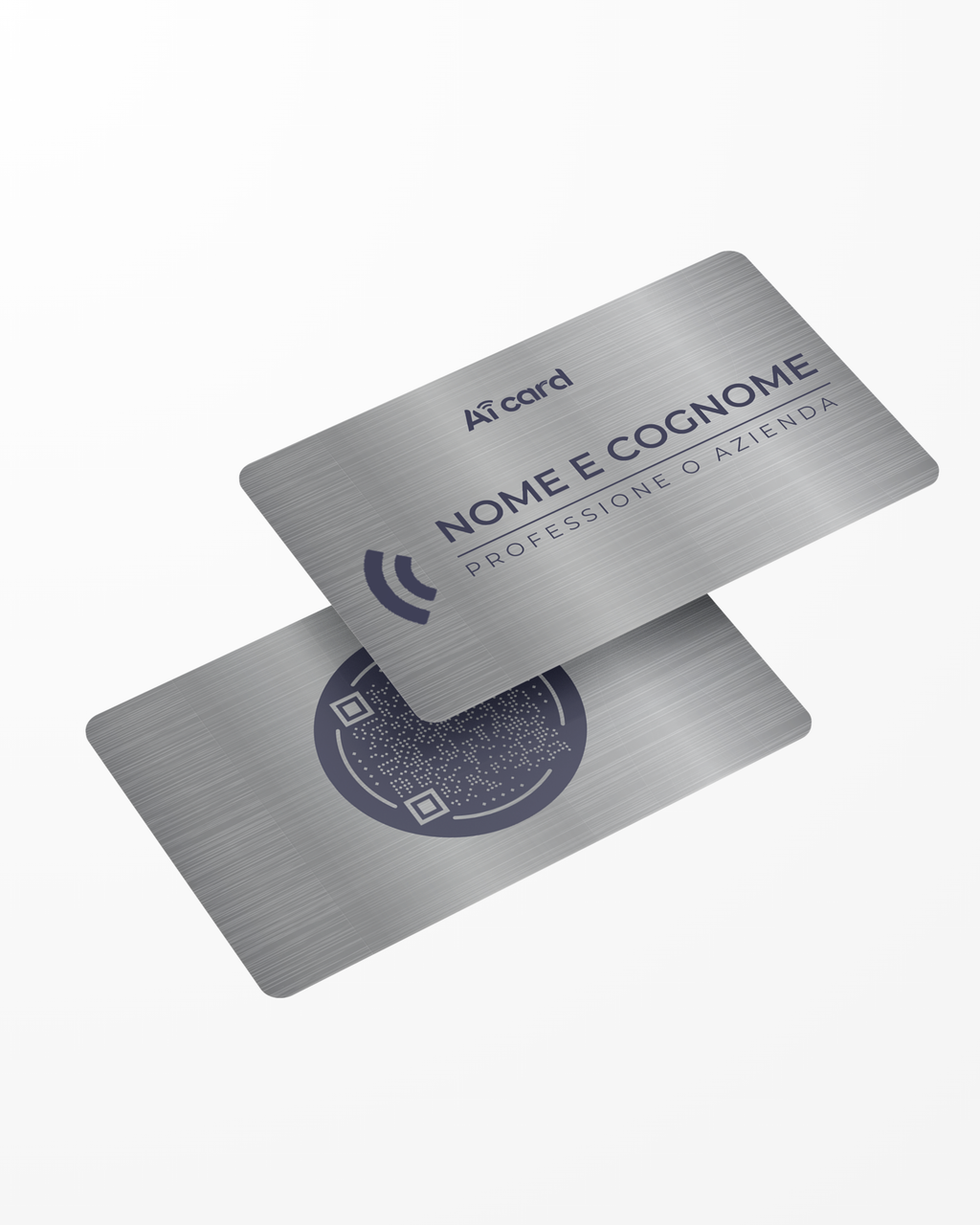 AiCard METAL - (Nome, Cognome, QR Code)