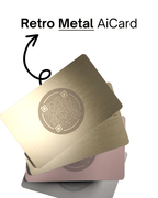 AiCard METAL - (Nome, Cognome, QR Code) - Aicard