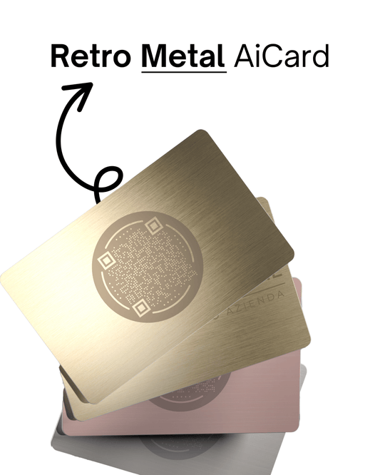 AiCard METAL - (Nome, Cognome, QR Code) - Aicard