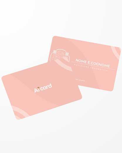 AiCard PREMIUM - (Nome, Cognome, QR Code) - Aicard