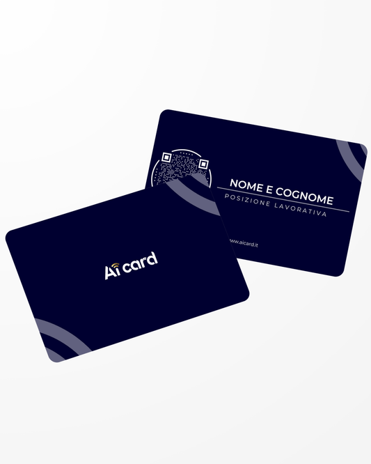 AiCard PREMIUM - (Nome, Cognome, QR Code) - Aicard