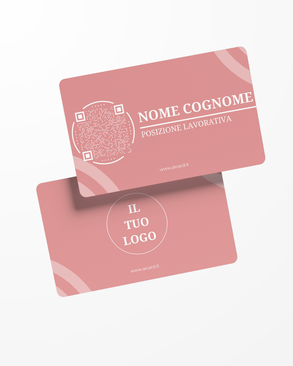 AiCard VIP - (Nome, Cognome, QR Code + LOGO AZIENDALE) - Aicard
