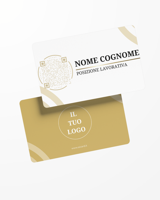 AiCard VIP - (Nome, Cognome, QR Code + LOGO AZIENDALE) - Aicard
