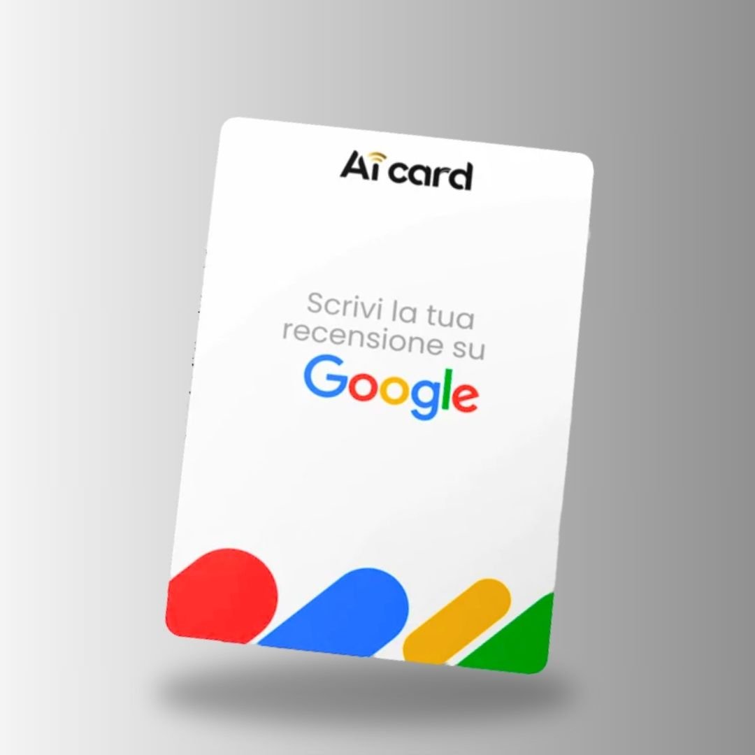 Card recensioni - Google - Aicard